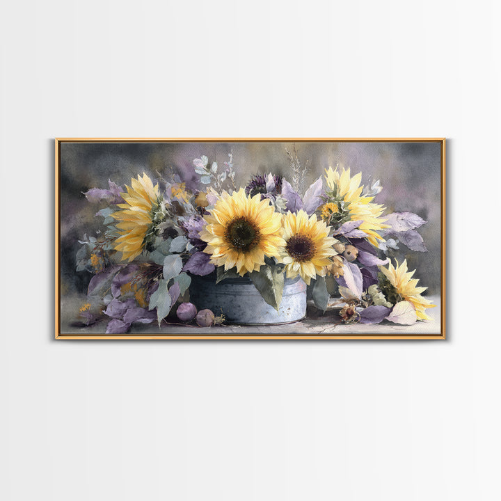 Goat Portrait with Playful Expression Framed Canvas Print, Farmhouse Art, Fine Art Print, Farmhouse Decor, Fine Art, Harvest, FAR-2x1-14