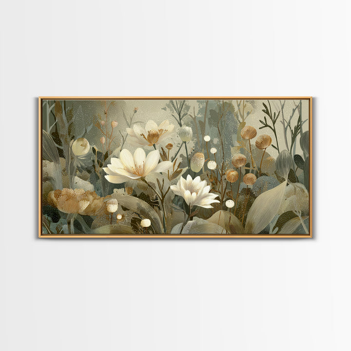 Sunflowers in a Galvanized Metal Bucket Canvas Print, Farmhouse Art, Floral Wall Art, Farmhouse Decor, Fine Art, Harvest, FAR-2x1-71