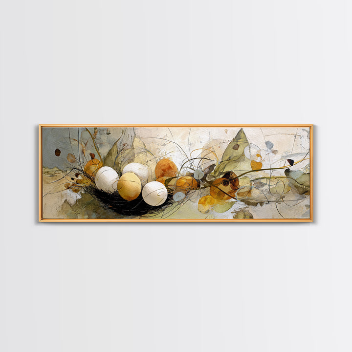 Old Milk Can Framed Canvas Print, Farmhouse Art, Room Decor, Farmhouse Decor, Abstract Art, Harvest, Printable Wall Art, FAR-3x1-52