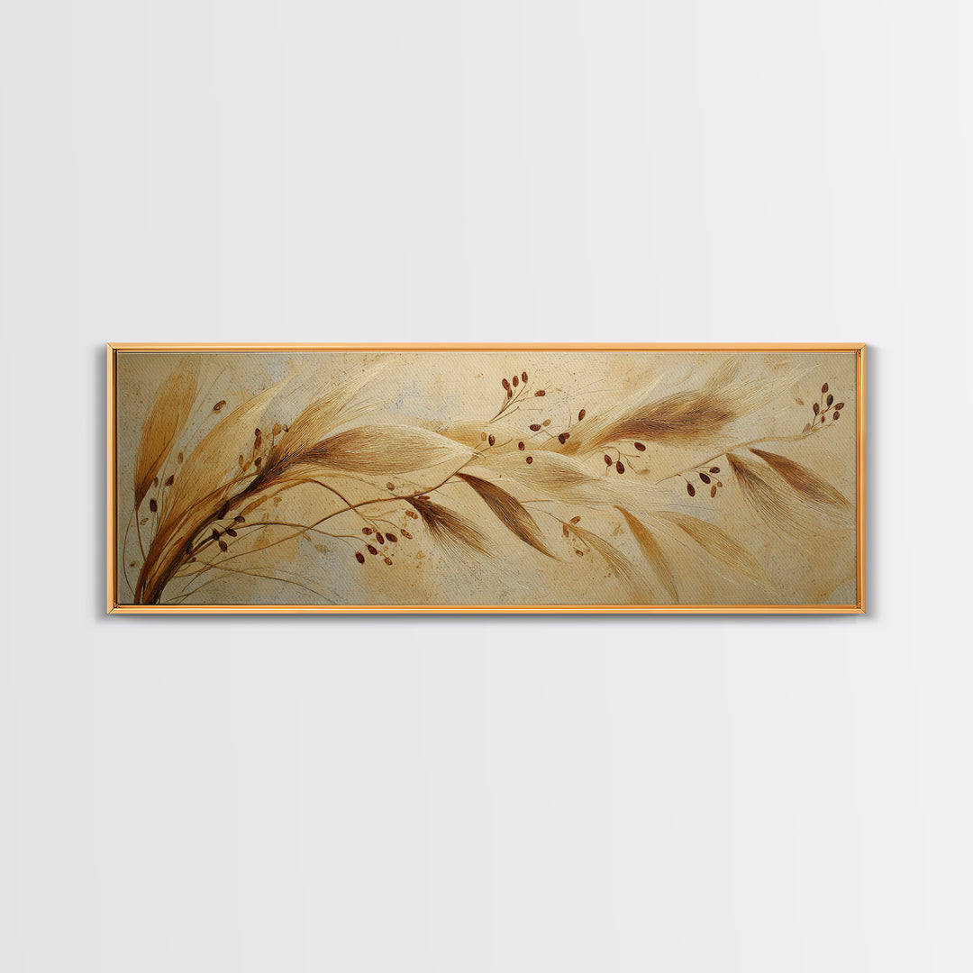 Rustic Pear Still Life on Plank Wood Framed Canvas Print, Farmhouse Art, Wall Art, Farmhouse Decor, Fine Art, Harvest, FAR-3x1-59