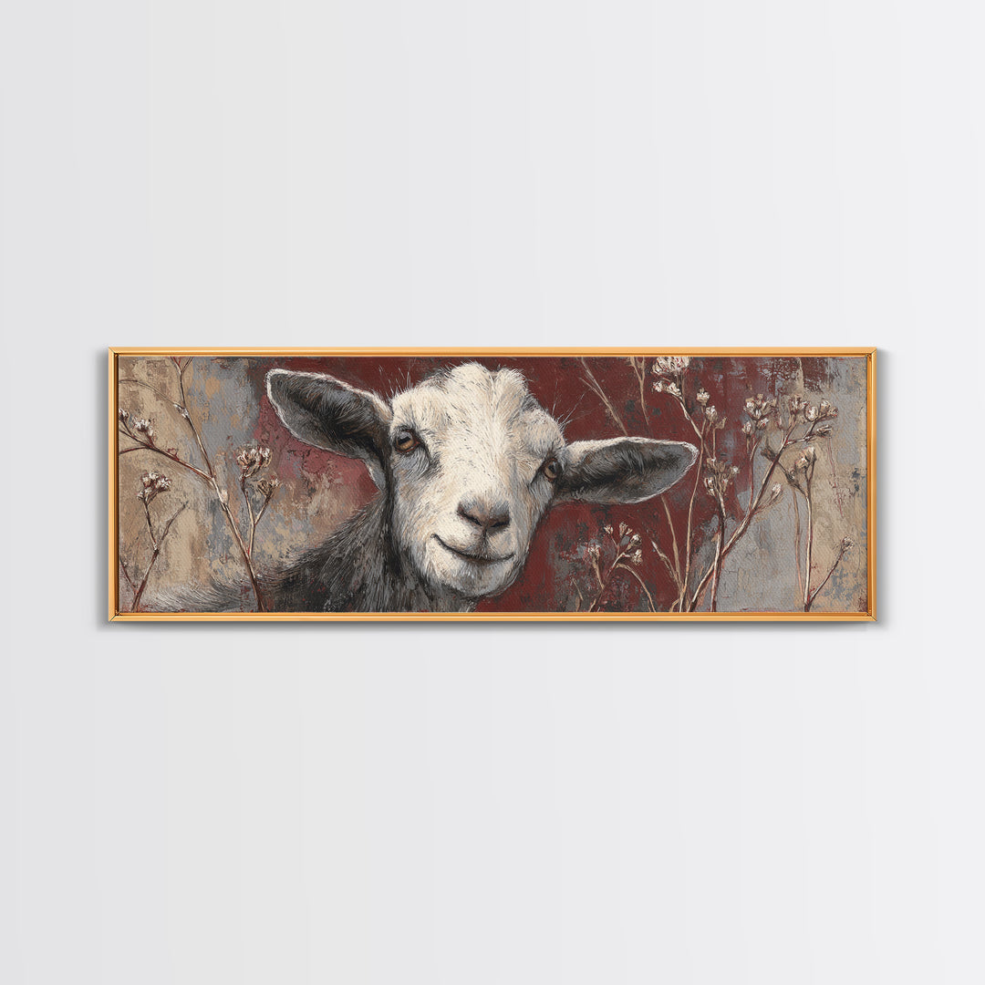 Farm Dog Lying Beside Weathered Boots Framed Canvas Print, Farmhouse Art, Farmhouse Wall Art, Farmhouse Decor, Harvest, FAR-3x1-73