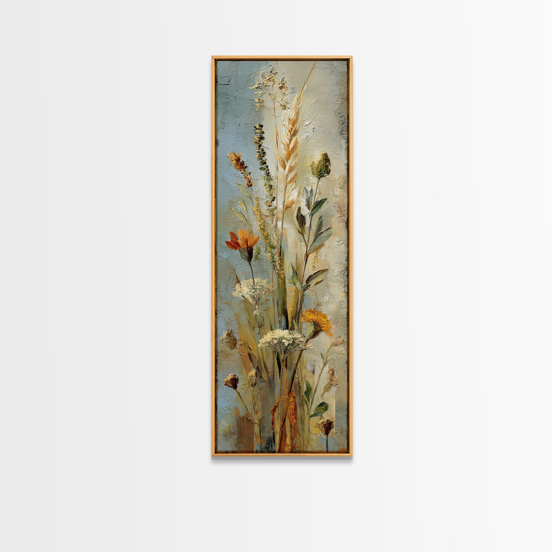 Farmhouse Kitchen Herbs Tied Canvas Print, French Country Art, Fine Art Print, Farmhouse Decor, Country, Digital Prints, FCA-1x3-25
