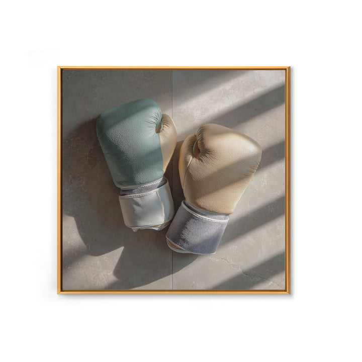 Boxing Gloves Still Life Canvas Print, Fitness Studio Art, Gym Wall Decor, Gym Decor, Fine Art, Motion, Yoga Room Decor, FSA-1x1-5