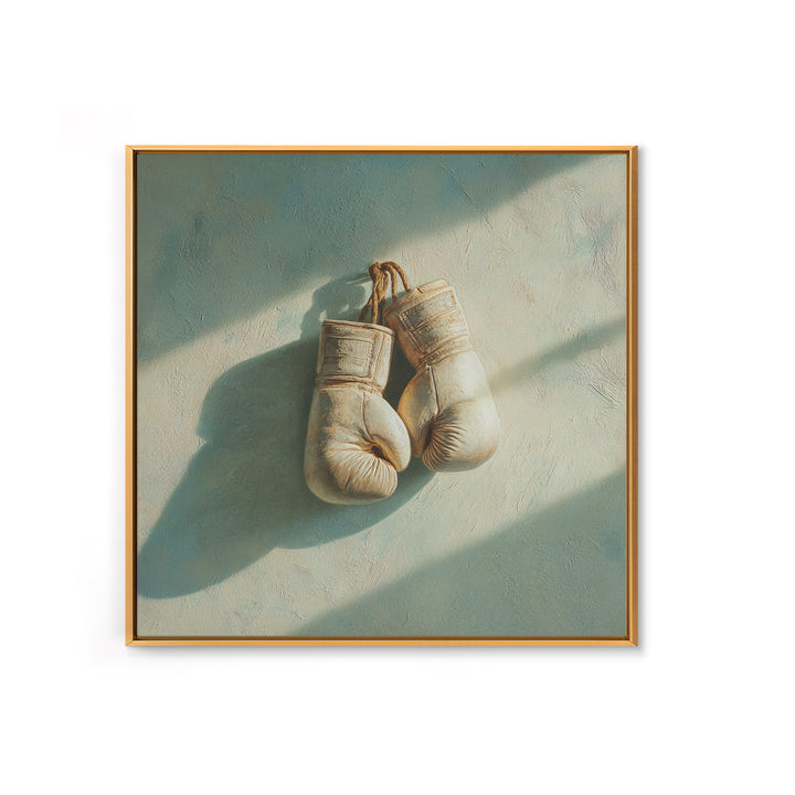 Boxing Gloves Still Life Framed Canvas Print, Fitness Studio Art, Gym Poster, Gym Decor, Fine Art, Motion, Modern Decor, FSA-1x1-53