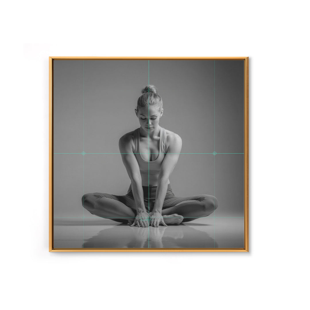 Sprinter Start Position Canvas Print, Fitness Studio Art, Pelvic Floor Art, Gym Decor, Motion, Boho Decor, Luxury Decor, FSA-1x1-86