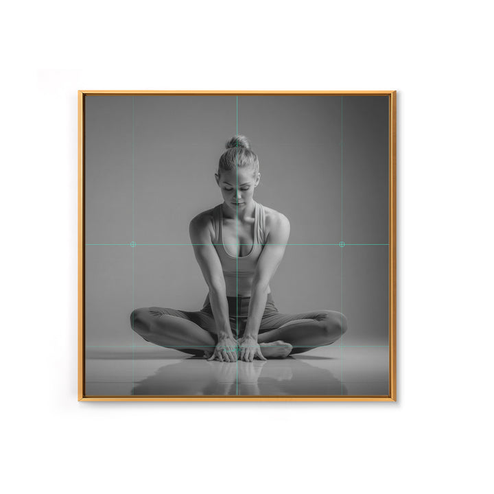 Sprinter Start Position Canvas Print, Fitness Studio Art, Pelvic Floor Art, Gym Decor, Motion, Boho Decor, Luxury Decor, FSA-1x1-86