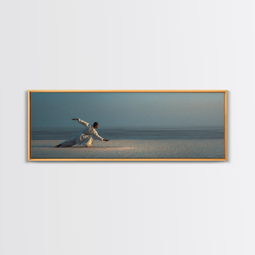 Sprinter Start Position Canvas Print, Fitness Studio Art, Statement Artwork, Gym Decor, Fine Art, Motion, Large Wall Art, FSA-3x1-78