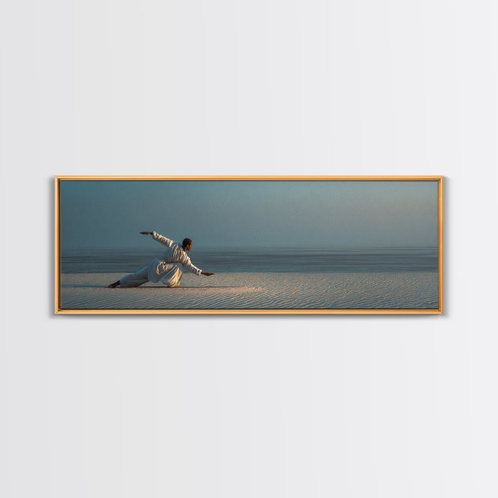 Sprinter Start Position Canvas Print, Fitness Studio Art, Statement Artwork, Gym Decor, Fine Art, Motion, Large Wall Art, FSA-3x1-78