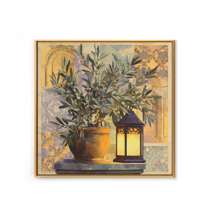 Olive Branch Still Life Canvas Print, Guest Bedroom Art, Minimalist Wall Art, Bedroom Decor, Fine Art, Guest, Luxury Decor, GBA-1x1-17