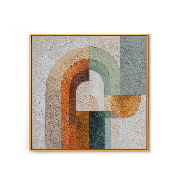 Warm Abstract Arches Canvas Print, Guest Bedroom Art, Framed Wall Art, Bedroom Decor, Fine Art, Guest, Farmhouse Wall Decor, GBA-1x1-3