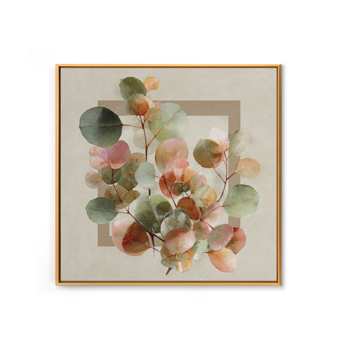 Calming Eucalyptus Watercolor Branches Framed Canvas Print, Guest Bedroom Art, Downloadable Prints, Bedroom Decor, Guest, GBA-1x1-34