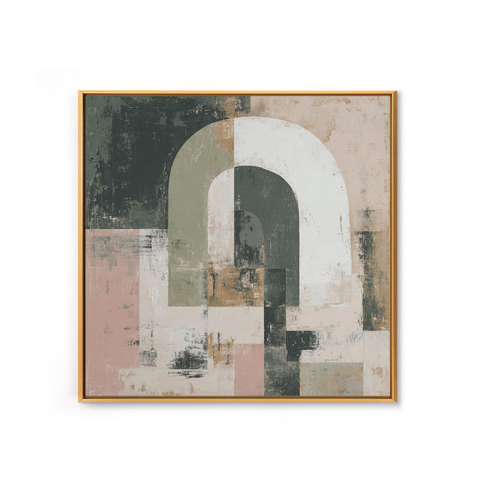 Warm Abstract Arches Canvas Print, Guest Bedroom Art, Wall Art, Bedroom Decor, Fine Art, Guest, New Home Gift, Printable Art, GBA-1x1-99