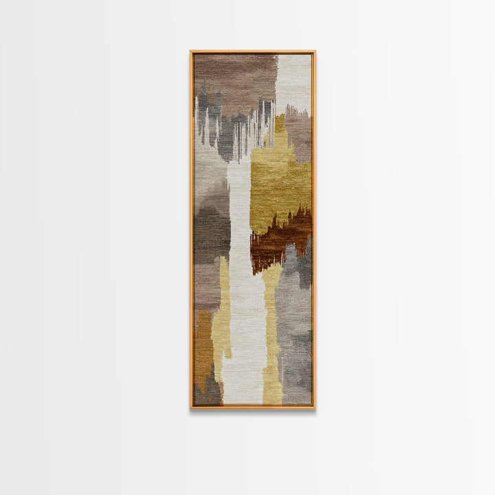 Abstract Woven Texture Canvas Print, Guest Bedroom Art, Above Bed Decor, Bedroom Decor, Abstract Art, Guest, Boho Decor, GBA-1x3-26