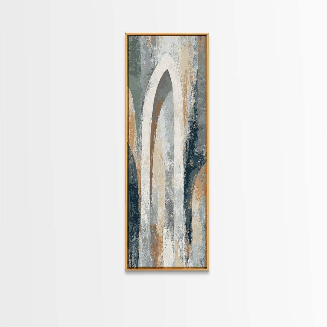 Warm Abstract Arches Canvas Print, Guest Bedroom Art, Home, Bedroom Decor, Guest, Bedroom Wall Art, Bedroom Wall Decor, GBA-1x3-39