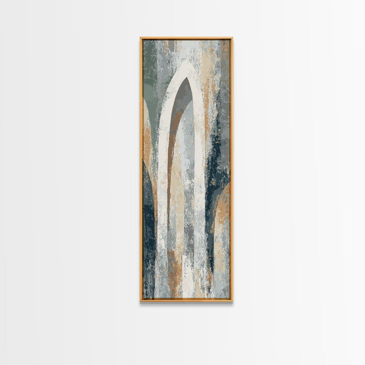 Warm Abstract Arches Canvas Print, Guest Bedroom Art, Home, Bedroom Decor, Guest, Bedroom Wall Art, Bedroom Wall Decor, GBA-1x3-39