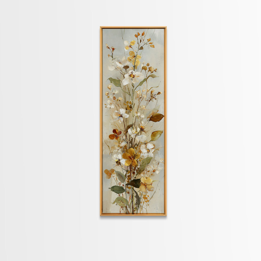 Small Bird Pair on Flowering Branch Canvas Print, Guest Bedroom Art, Digital Prints, Bedroom Decor, Oil Painting, Guest, GBA-1x3-40