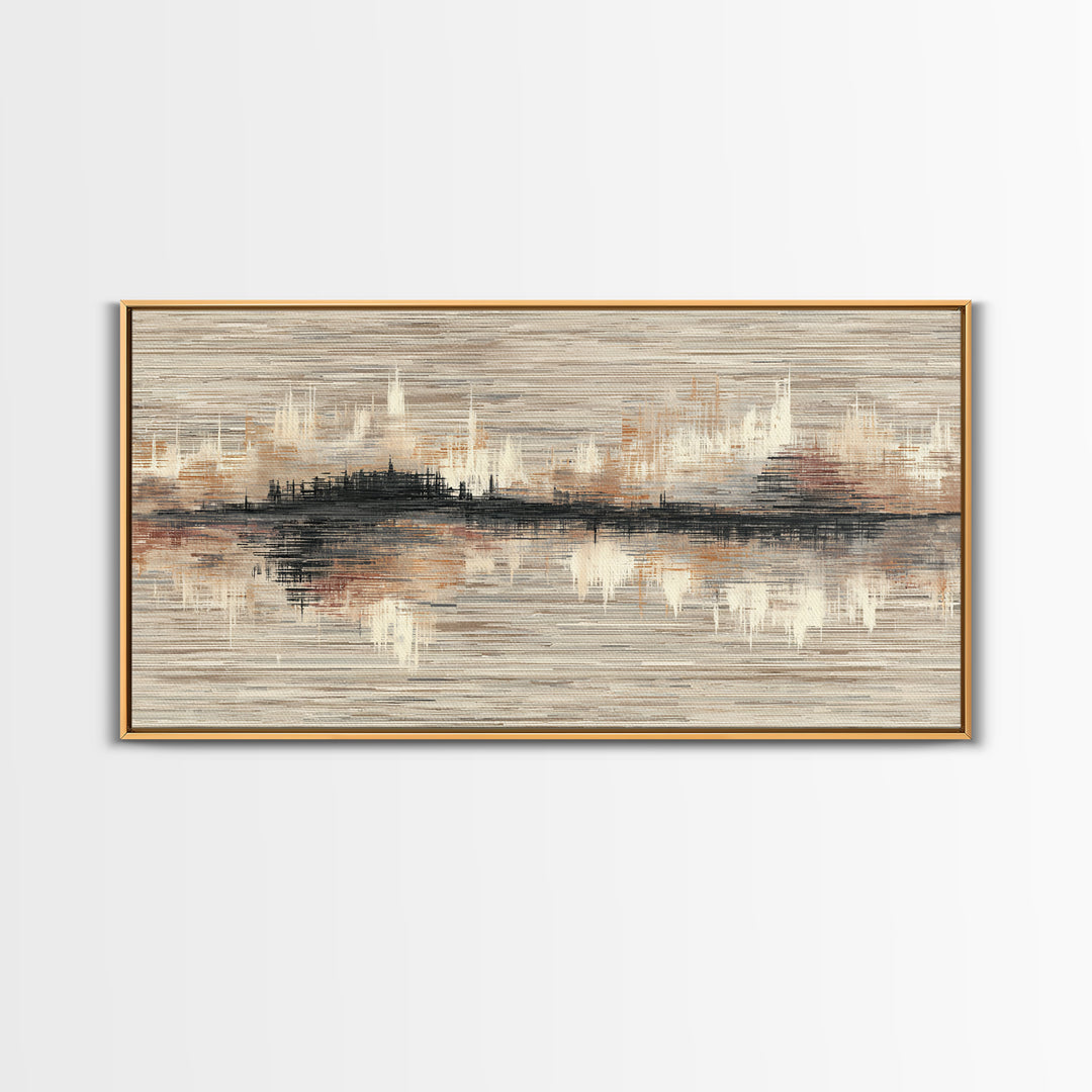 Abstract Woven Texture Canvas Print, Guest Bedroom Art, Wall Art, Bedroom Decor, Abstract Art, Guest, New Home Gift, GBA-2x1-58