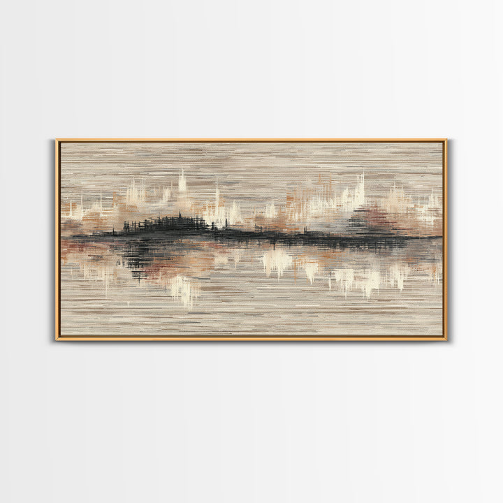 Abstract Woven Texture Canvas Print, Guest Bedroom Art, Wall Art, Bedroom Decor, Abstract Art, Guest, New Home Gift, GBA-2x1-58