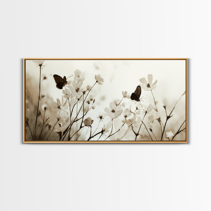 Olive Branch Still Life Framed Canvas Print, Guest Bedroom Art, Framed Wall Art, Bedroom Decor, Guest, Farmhouse Wall Decor, GBA-2x1-85