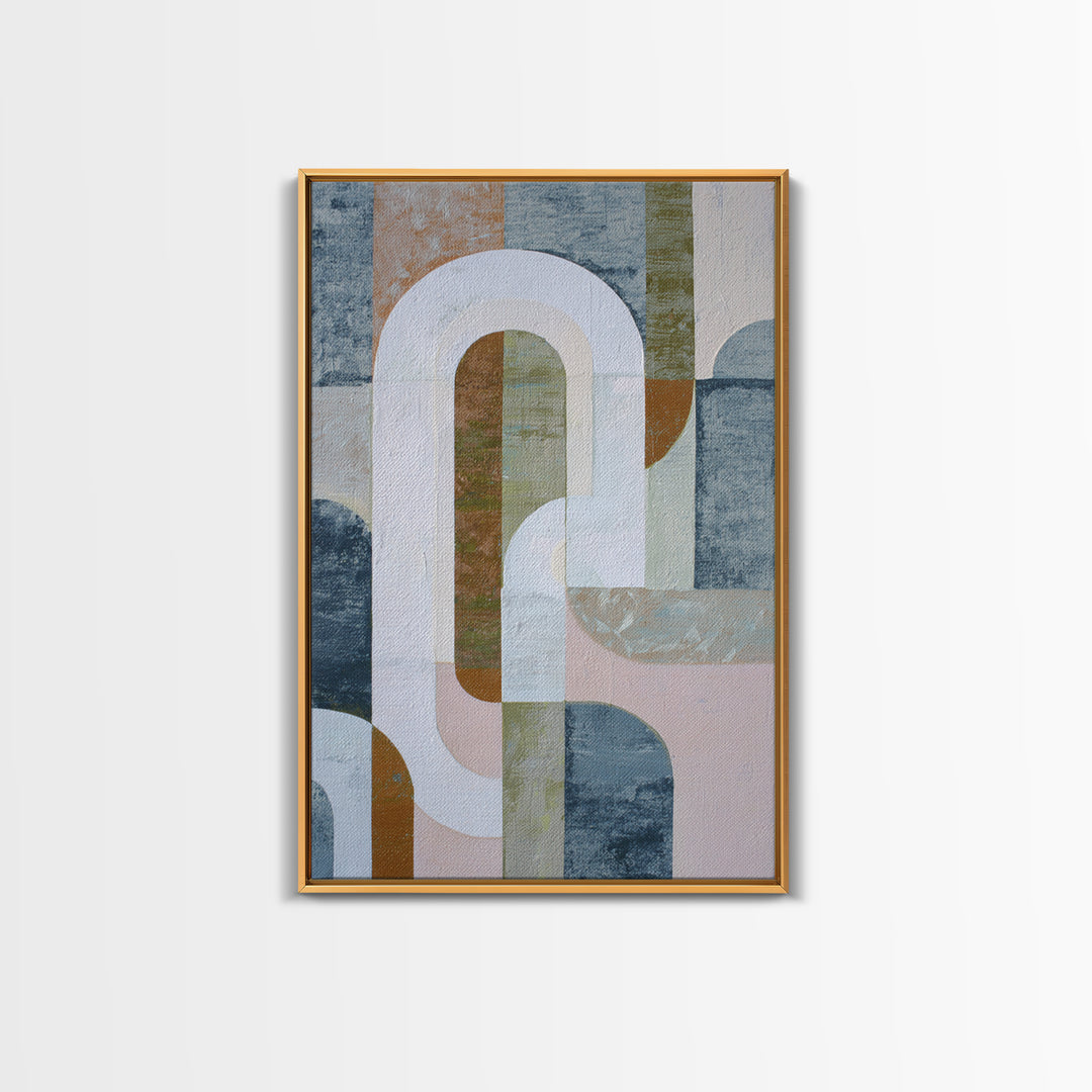 Warm Abstract Arches Canvas Print, Guest Bedroom Art, Bedroom Prints, Bedroom Decor, Fine Art, Guest, Minimalist Decor, GBA-2x3-11