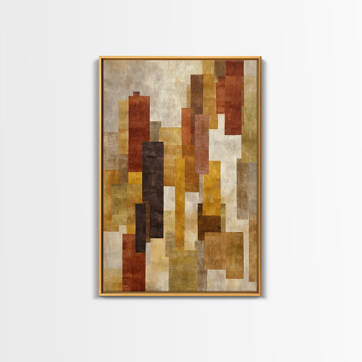 Abstract Woven Texture Framed Canvas Print, Guest Bedroom Art, Textured Painting, Bedroom Decor, Fine Art, Guest, GBA-2x3-22