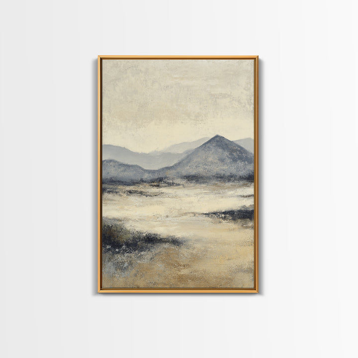 Gentle Rain over Distant Hills Canvas Print, Guest Bedroom Art, Downloadable Prints, Bedroom Decor, Fine Art, Guest, Art Print, GBA-2x3-32