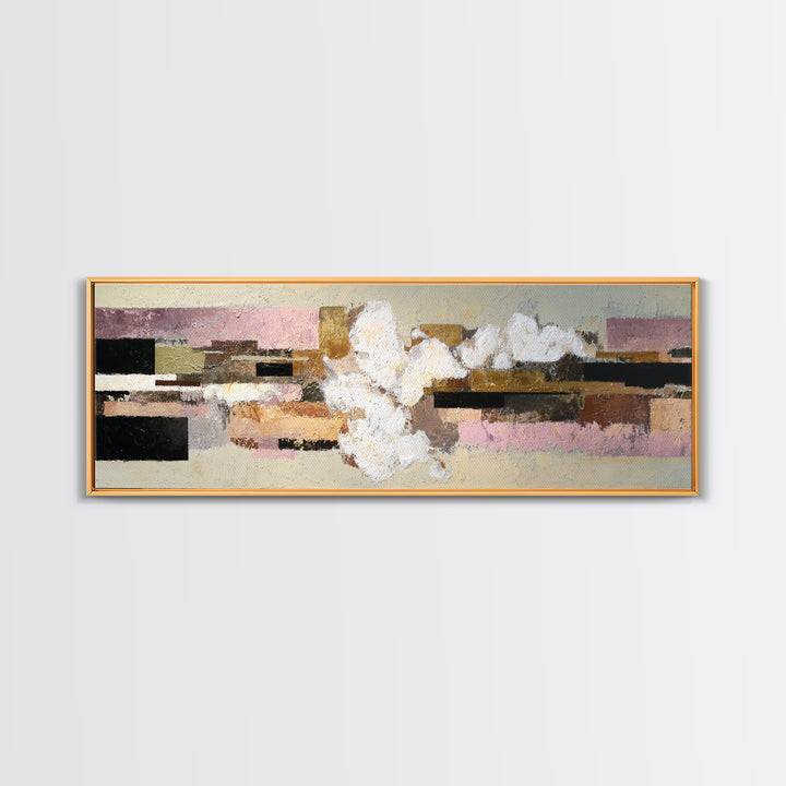 Abstract Woven Texture Canvas Print, Guest Bedroom Art, Wall Art, Bedroom Decor, Abstract Art, Guest, New Home Gift, GBA-3x1-30