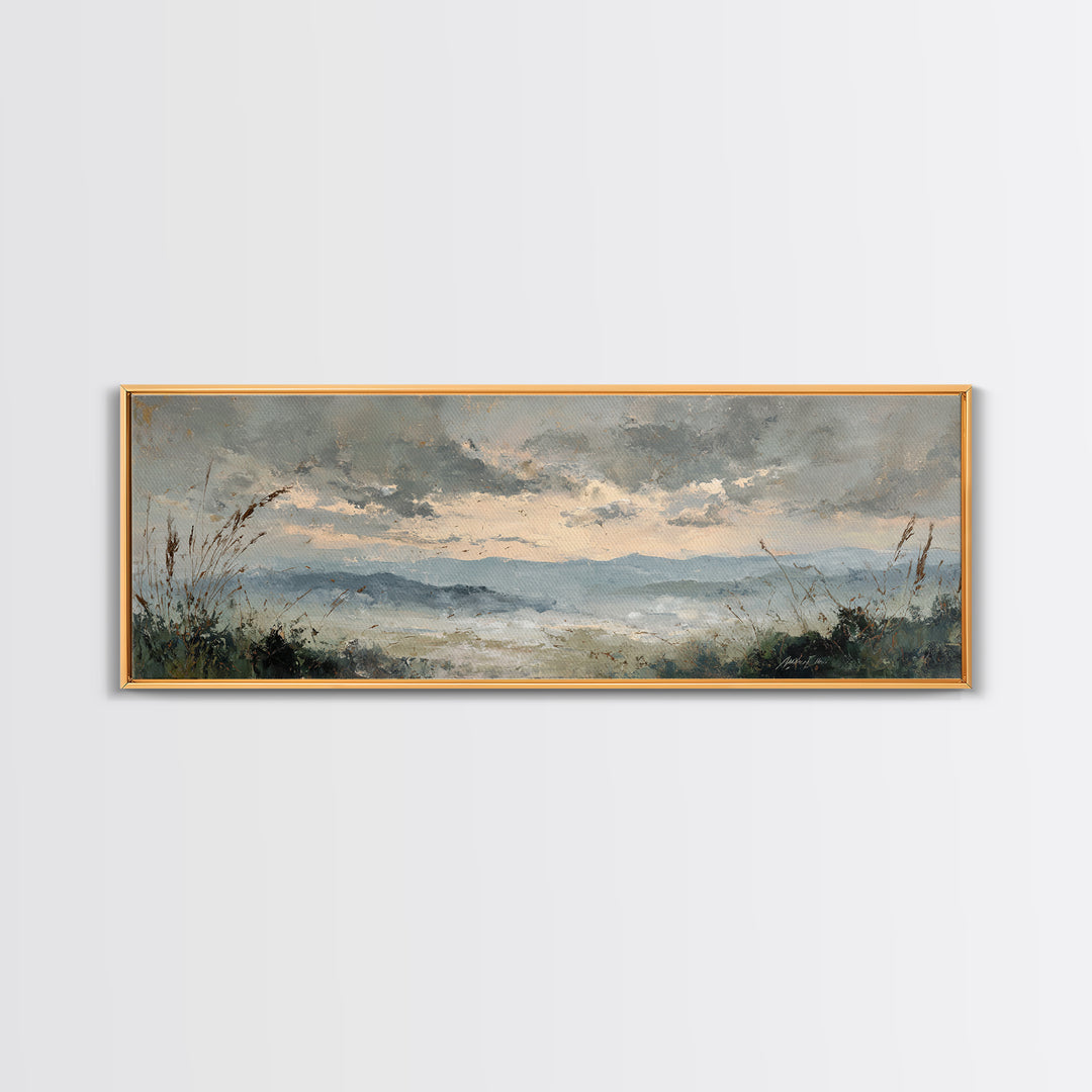 Romantic Cloudscape in Blush and Ivory Canvas Print, Guest Bedroom Art, Framed Wall Art, Bedroom Decor, Fine Art, Guest, GBA-3x1-75