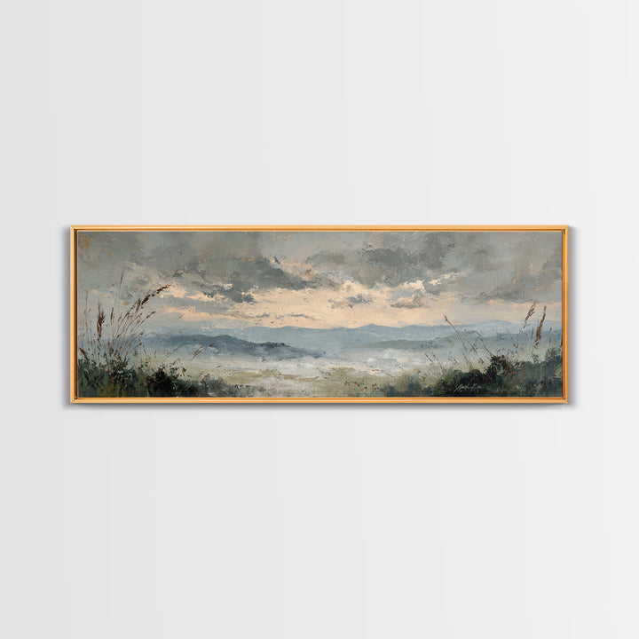 Romantic Cloudscape in Blush and Ivory Canvas Print, Guest Bedroom Art, Framed Wall Art, Bedroom Decor, Fine Art, Guest, GBA-3x1-75