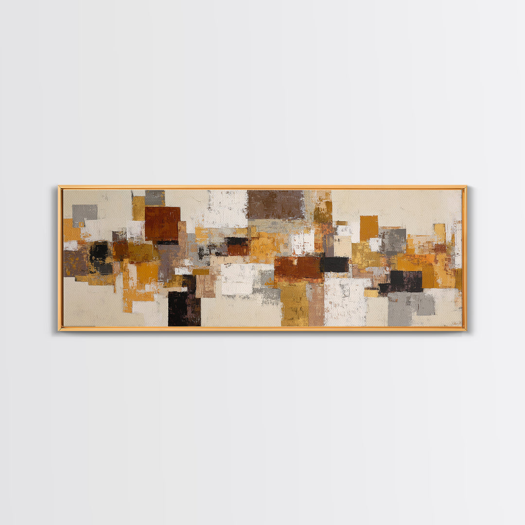 Abstract Woven Texture Canvas Print, Guest Bedroom Art, Poster, Bedroom Decor, Guest, Farmhouse Decor, Living Room Decor, GBA-3x1-78