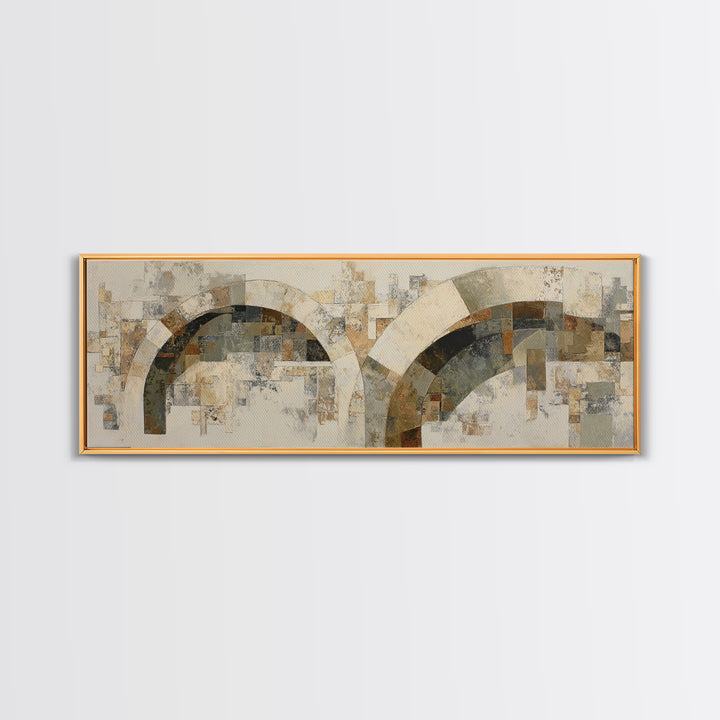 Warm Abstract Arches Canvas Print, Guest Bedroom Art, Room Decor, Bedroom Decor, Abstract Art, Guest, Printable Wall Art, GBA-3x1-91