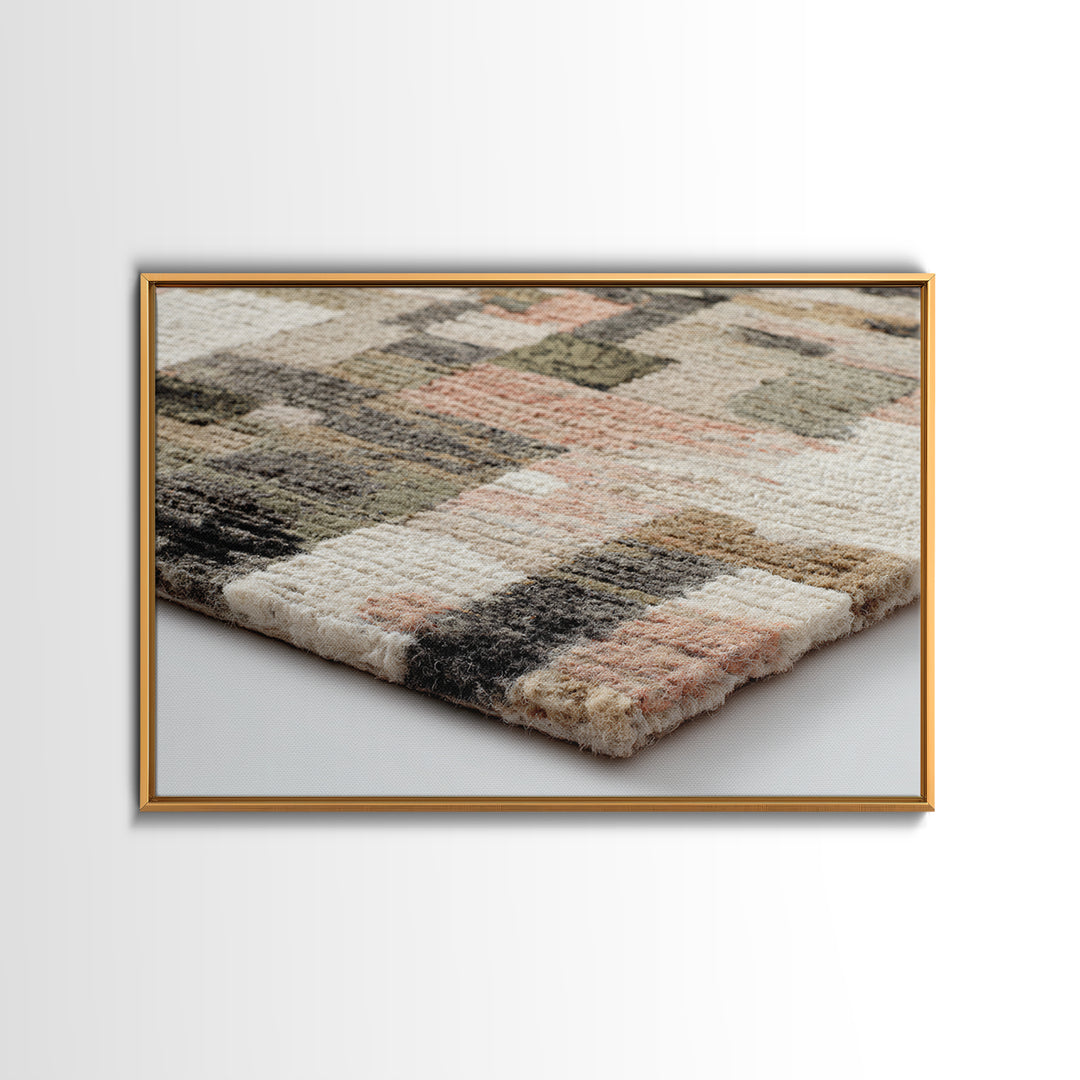 Abstract Woven Texture Framed Canvas Print, Guest Bedroom Art, Printable Wall Art, Bedroom Decor, Abstract Art, Guest, GBA-3x2-18