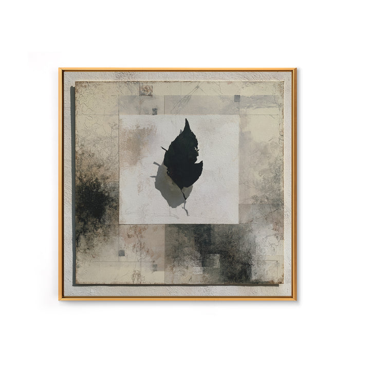Large Neutral Floral Study Framed Canvas Print, General Fine Art, Wall Hanging, Living Room Decor, Oil Painting, GEN-1x1-2