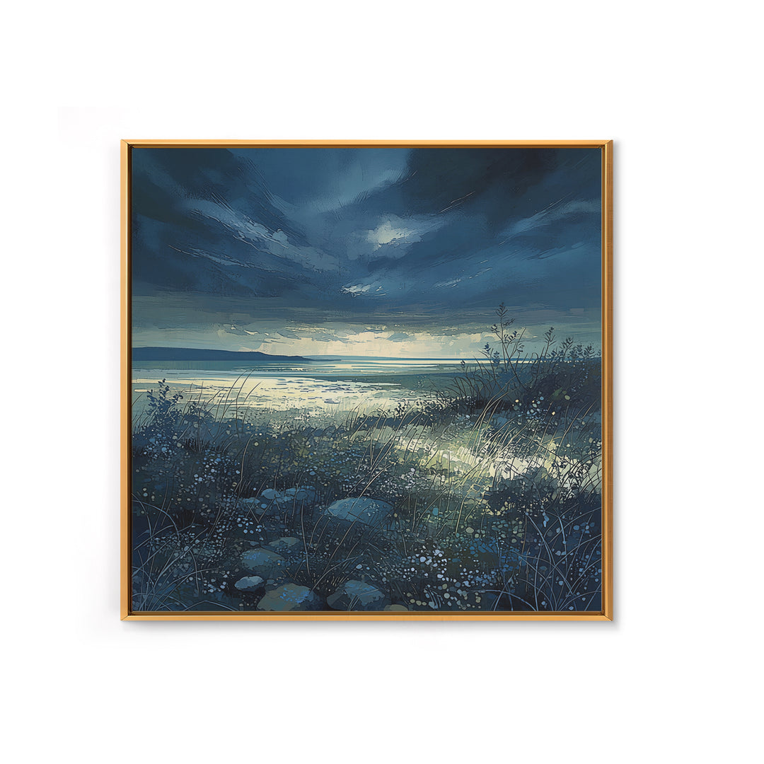 Quiet Abstract Landscape Canvas Print, General Fine Art, Room Decor, Living Room Decor, Fine Art, Digital Prints, GEN-1x1-49