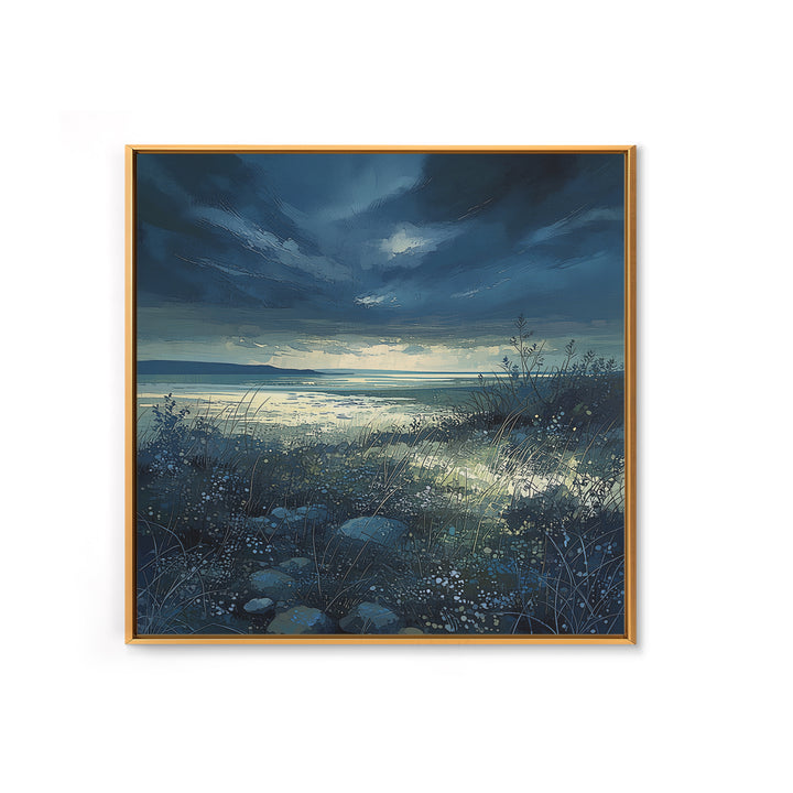 Quiet Abstract Landscape Canvas Print, General Fine Art, Room Decor, Living Room Decor, Fine Art, Digital Prints, GEN-1x1-49