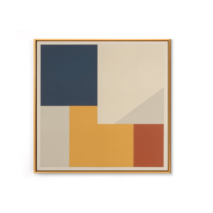Modern Geometric Composition Canvas Print, General Fine Art, Boho Decor, Living Room Decor, Fine Art, Wall Decor, GEN-1x1-82
