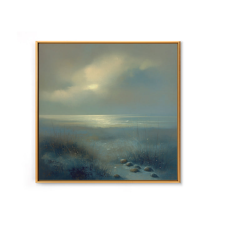 Quiet Abstract Landscape Canvas Print, General Fine Art, Decor, Living Room Decor, Fine Art, Digital Wall Art, GEN-1x1-97