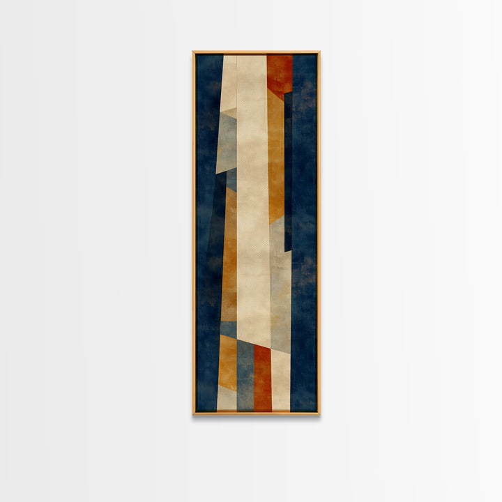 Earthy Plaster Texture Abstract Canvas Print, General Fine Art, Canvas Wall Art, Living Room Decor, Fine Art, GEN-1x3-51