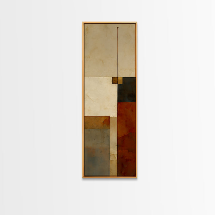 Modern Geometric Composition Canvas Print, General Fine Art, Room Decor, Living Room Decor, Abstract Art, Digital Prints, GEN-1x3-94