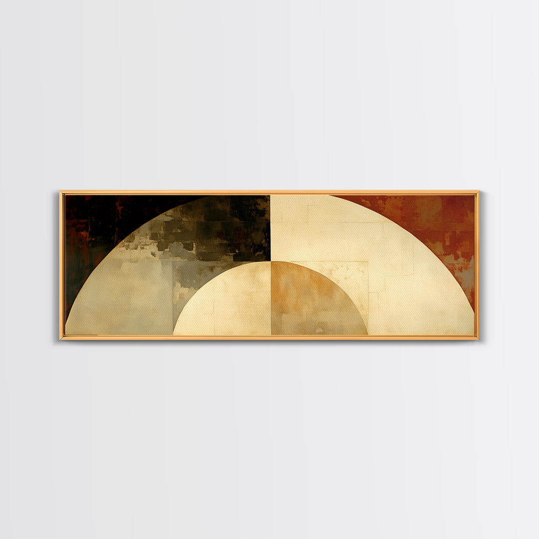 Monochrome Architectural Arch Composition Framed Canvas Print, General Fine Art, Bedroom Decor, Living Room Decor, Oil Painting, GEN-3x1-28