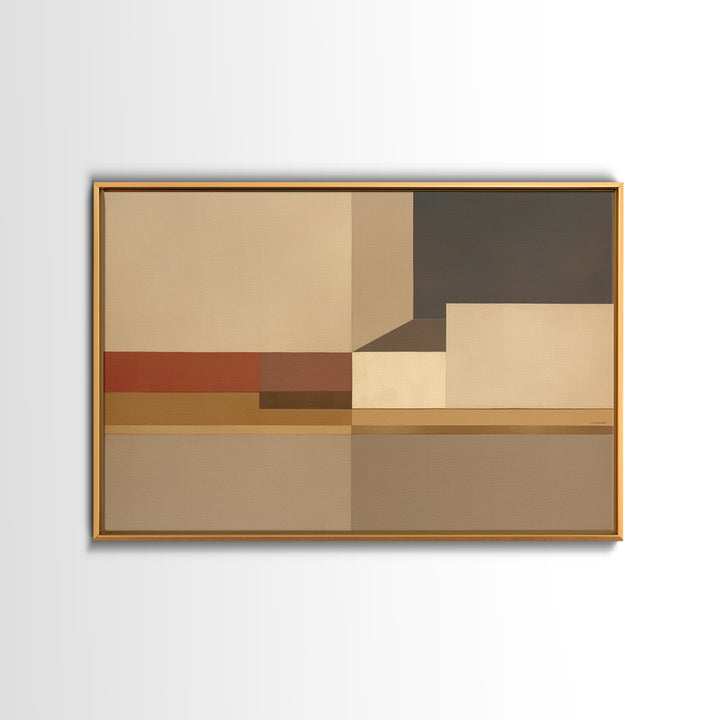 Modern Geometric Composition Canvas Print, General Fine Art, Oil Painting, Living Room Decor, Abstract Art, Gallery Decor, GEN-3x2-38