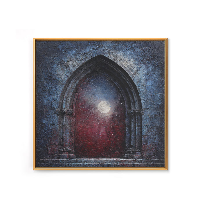 Gothic Archway Filled Canvas Print, Gothic Art, Whimsigoth Decor, Living Room Decor, Fine Art, Gothic, Witchy Home Decor, GOT-1x1-35