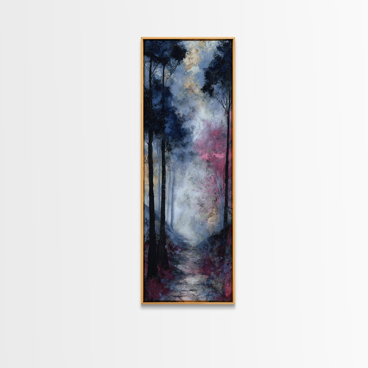 Haunted Forest Path Canvas Print, Gothic Art, Contemporary Art, Living Room Decor, Gothic, Art Nouveau, Canvas Tote Bag, GOT-1x3-7
