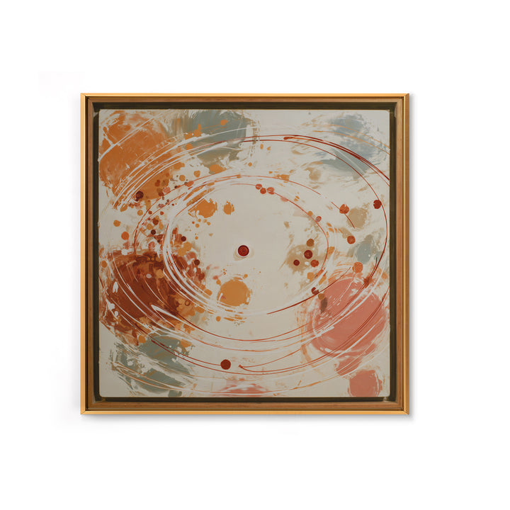 Air Hockey Puck Framed Canvas Print, Game Room Art, Playroom Wall Decor, Game Room Decor, Abstract Art, Play, Statement Artwork, GRA-1x1-66