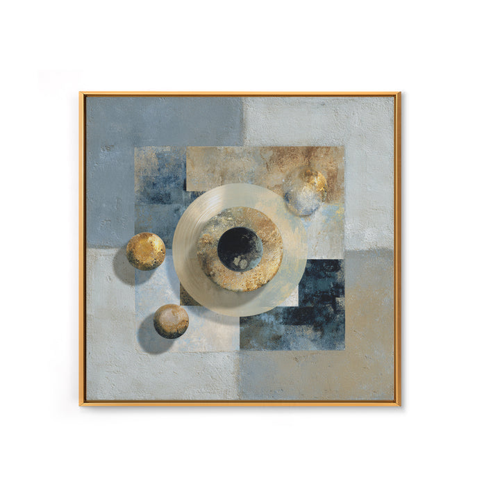 Air Hockey Puck Canvas Print, Game Room Art, Kids Room Wall Art, Game Room Decor, Fine Art, Play, Textured Painting, GRA-1x1-90