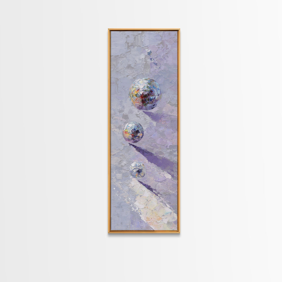 Pinball Silver Ball Canvas Print, Game Room Art, Modern Wall Art, Game Room Decor, Fine Art, Play, Unique Home Decor, GRA-1x3-33