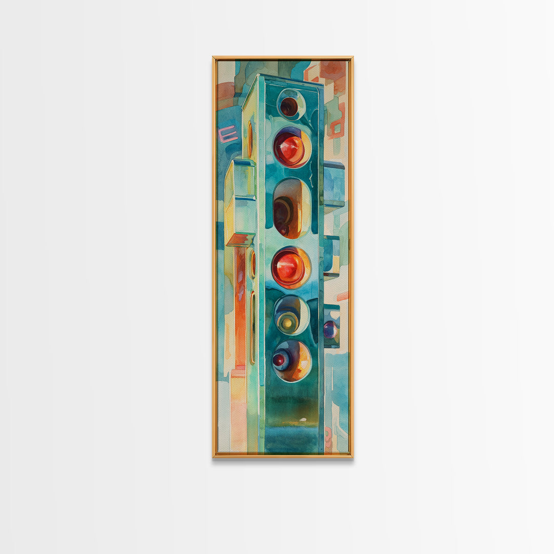 Pool Cue and Chalk on Green Felt Framed Canvas Print, Game Room Art, Kids Room Wall Art, Game Room Decor, Fine Art, Play, GRA-1x3-46