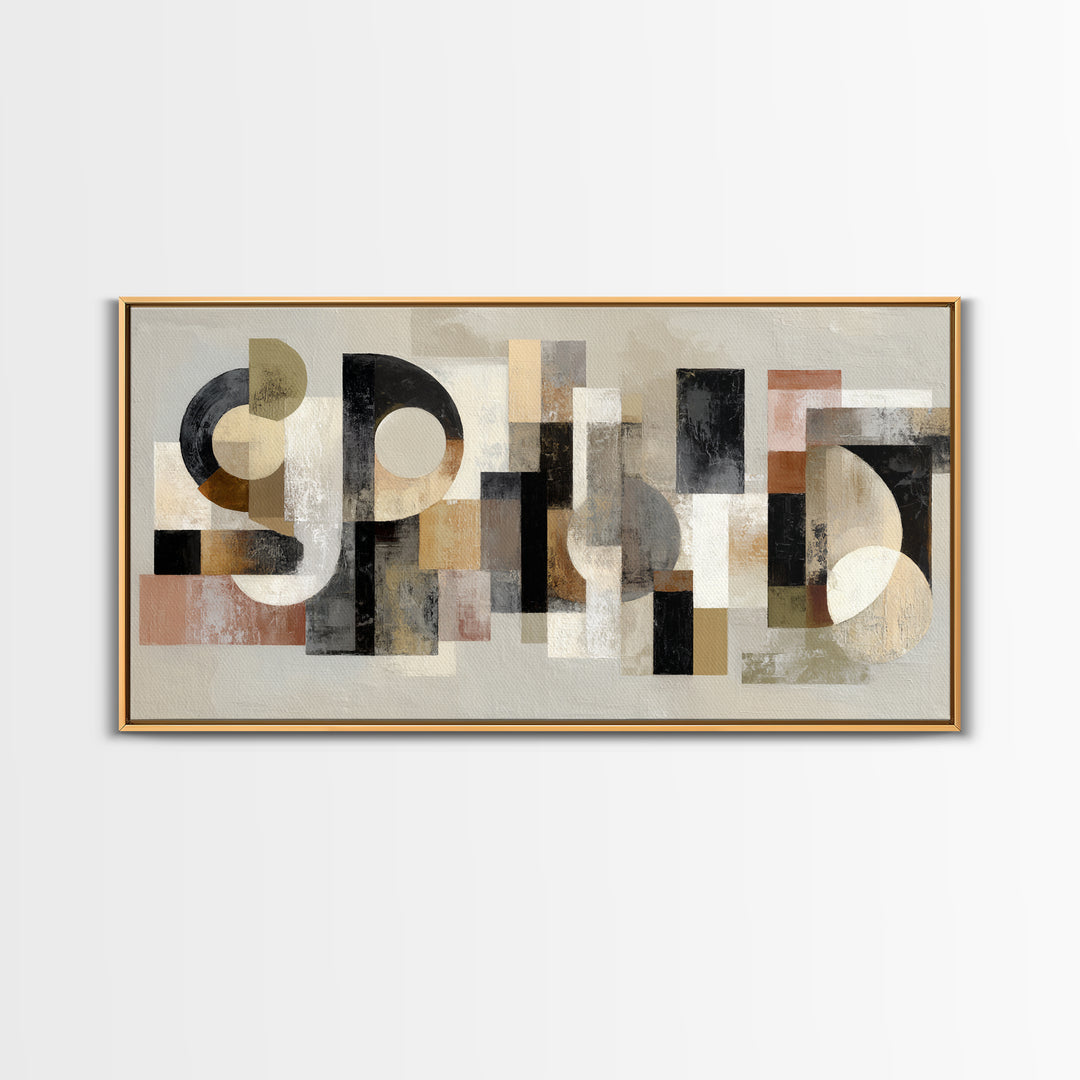 Scoreboard Numbers as Abstract Design Framed Canvas Print, Game Room Art, Statement Artwork, Game Room Decor, Fine Art, Play, GRA-2x1-20