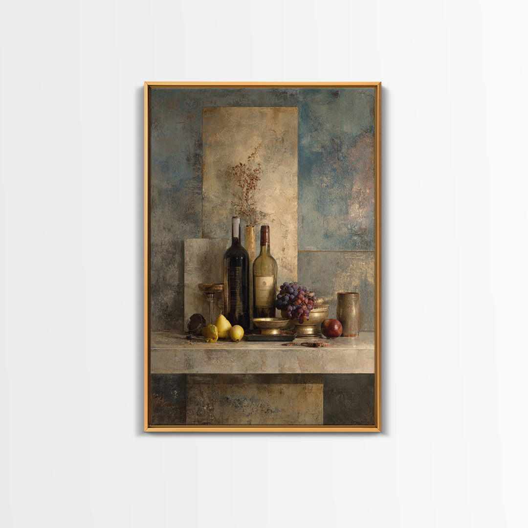 Blackjack Table Still Life Without Words Framed Canvas Print, Game Room Art, Art Print, Game Room Decor, Fine Art, Play, GRA-2x3-100