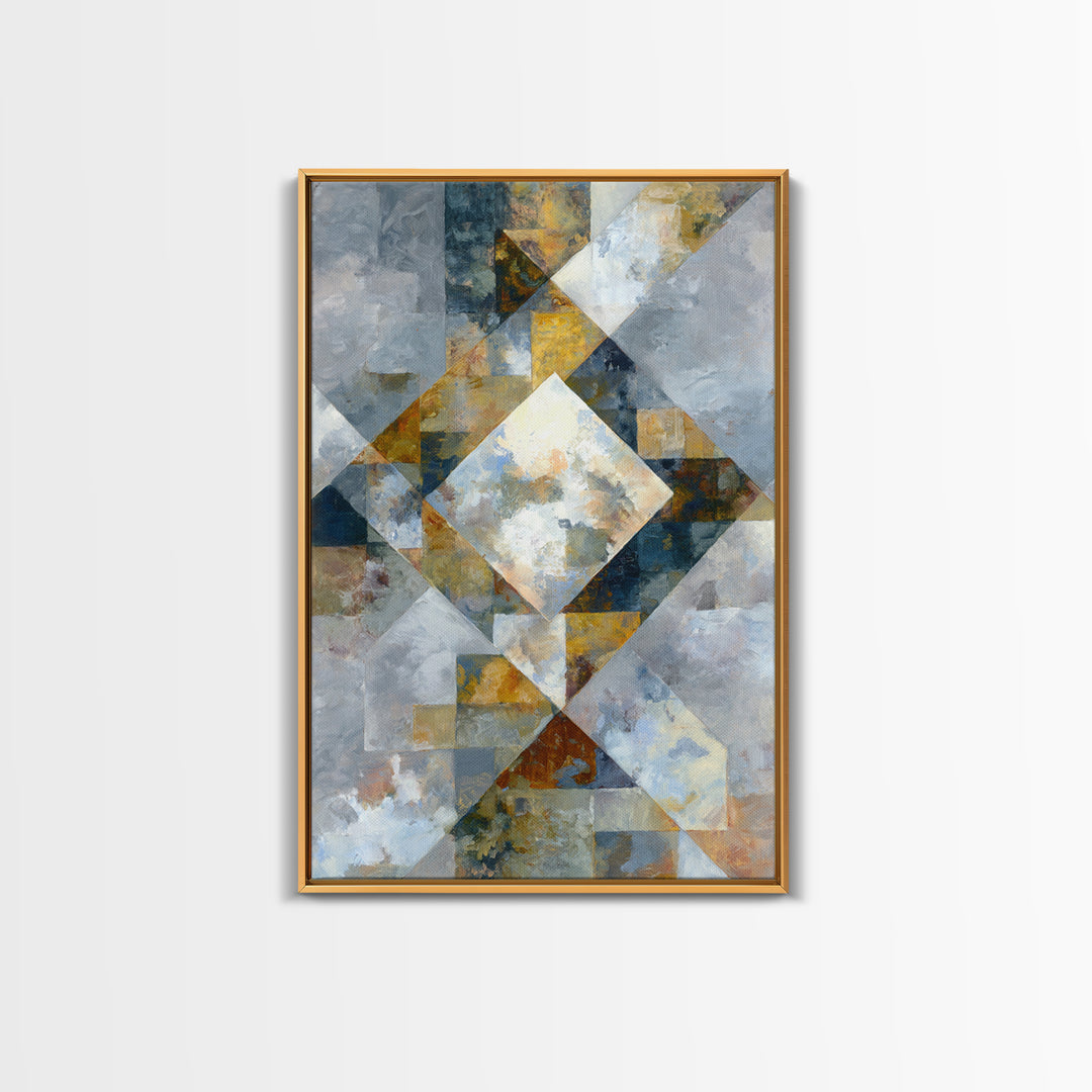Domino Tiles Arranged Framed Canvas Print, Game Room Art, Boho Decor, Game Room Decor, Abstract Art, Play, Classroom Decor, GRA-2x3-48